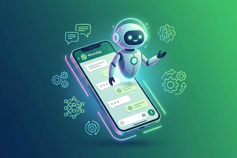 Chatbot de IA para WhatsApp Business automatizando atención al cliente